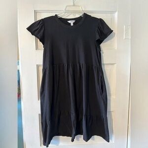 Time and Tru Black Mini Dress
